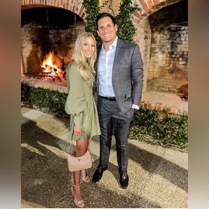 Green cutout mini dress!